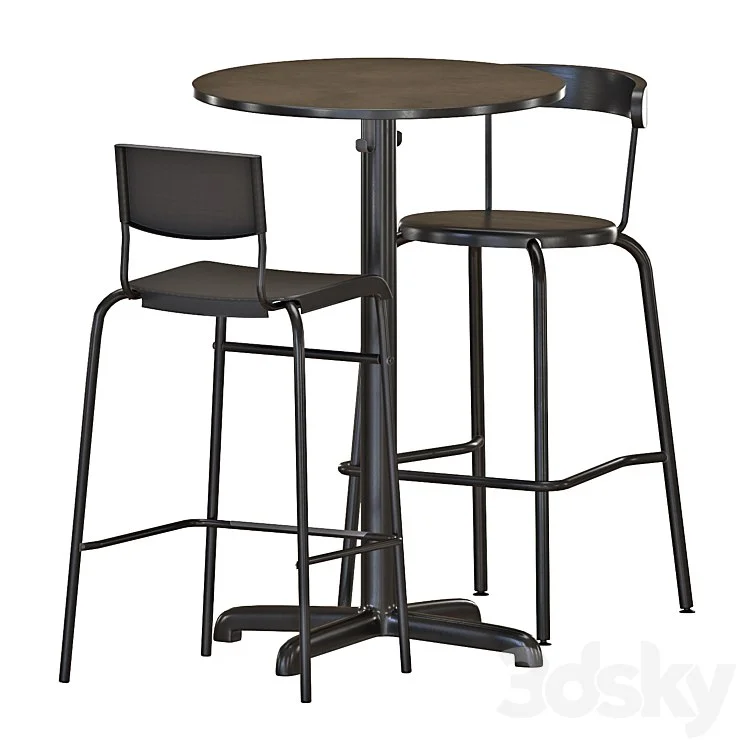 IKEA STENSELE Bar Table and Stools